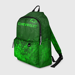 Рюкзак Chevrolet - green gradient посередине, цвет: 3D-принт