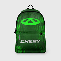 Рюкзак Chery - green gradient по-центру, цвет: 3D-принт — фото 2