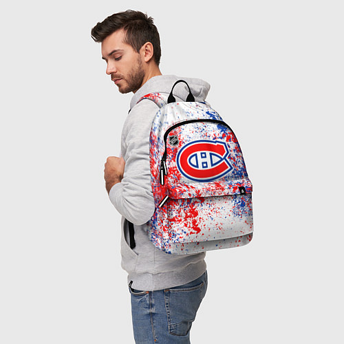 Рюкзак Montreal Canadiens NHL white / 3D-принт – фото 5