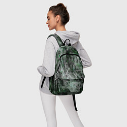 Рюкзак Абстракция - grey emerald rock, цвет: 3D-принт — фото 2