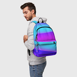 Рюкзак Неоновый прилив, цвет: 3D-принт — фото 2