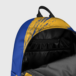 Рюкзак Голден Стэйт Уорриорз - желто синие, цвет: 3D-принт — фото 2