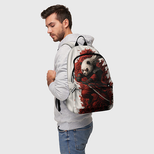 Рюкзак Демоническая панда самурай - нейроарт / 3D-принт – фото 5