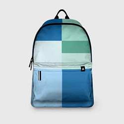 Рюкзак Мятное небо колор-блок, цвет: 3D-принт — фото 2