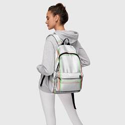 Рюкзак Neon light green red, цвет: 3D-принт — фото 2