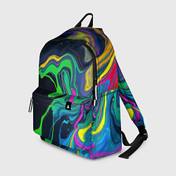 Рюкзак Разводы и переливы разноцветной краски, цвет: 3D-принт