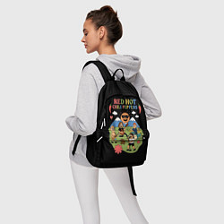 Рюкзак Red Hot Chili Peppers, мультяшный стиль, цвет: 3D-принт — фото 2