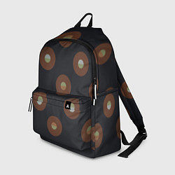 Рюкзак Black coffee moon drops pattern, цвет: 3D-принт