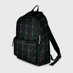 Рюкзак Color black blue crosses, цвет: 3D-принт