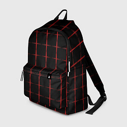 Рюкзак Color black red crosses, цвет: 3D-принт