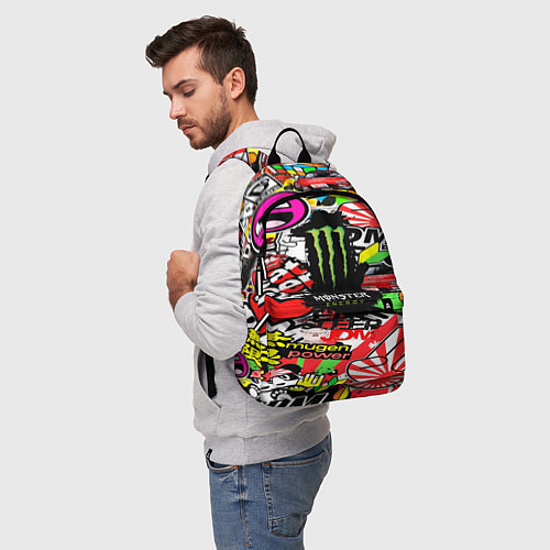 Рюкзак Monster energy steel brend / 3D-принт – фото 5