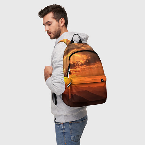 Рюкзак Закат на перевале актопрак / 3D-принт – фото 5