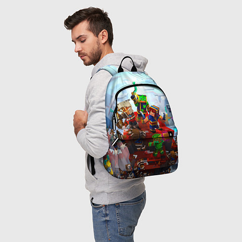 Рюкзак Майнкрафт - царь горы / 3D-принт – фото 5