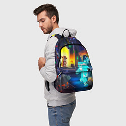 Рюкзак Майнкрафт - рейд в подземелье, цвет: 3D-принт — фото 2