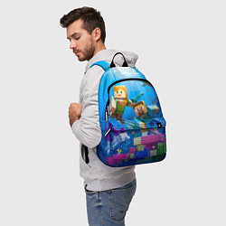 Рюкзак Стив и Алекс под водой, цвет: 3D-принт — фото 2