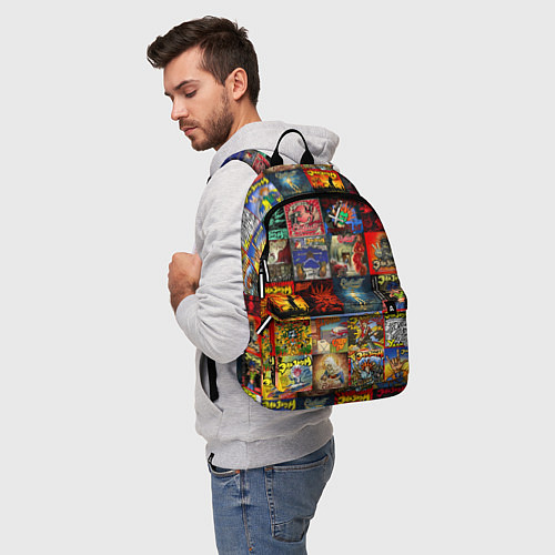 Рюкзак Элизиум - обложки альбомов и песен / 3D-принт – фото 5