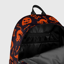 Рюкзак Паттерн с символами праздника Хэллоуин, цвет: 3D-принт — фото 2