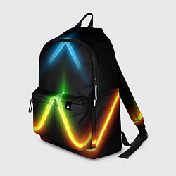 Рюкзак Neon multicolored lines, цвет: 3D-принт