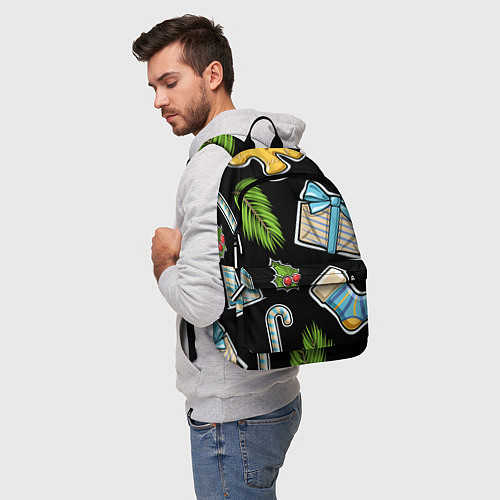 Рюкзак Christmas soul / 3D-принт – фото 5