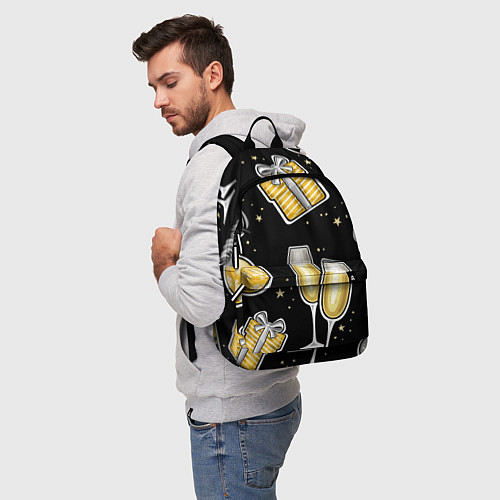 Рюкзак Новогодний вайб / 3D-принт – фото 5