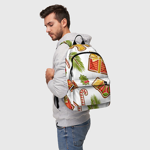 Рюкзак Рождественский вайб / 3D-принт – фото 5