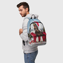 Рюкзак Новогодний конь, цвет: 3D-принт — фото 2