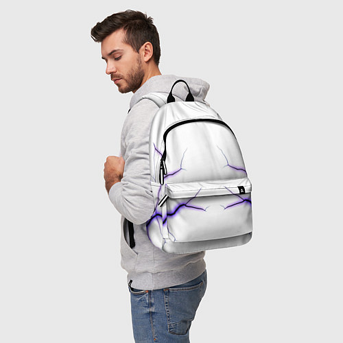 Рюкзак Color white purple / 3D-принт – фото 5
