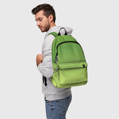 Рюкзак Color green yellow / 3D-принт – фото 5