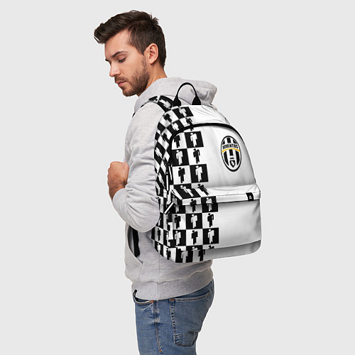 Рюкзак Ювентус паттерн люди / 3D-принт – фото 5