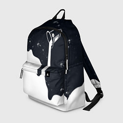 Рюкзак Черно-белый, цвет: 3D-принт