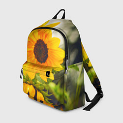 Рюкзак Подсолнухи, цвет: 3D-принт