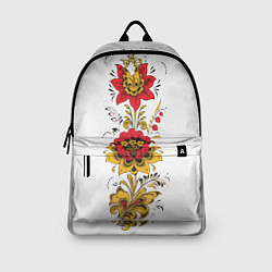 Рюкзак Хохлома: цветы, цвет: 3D-принт — фото 2