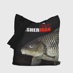 Сумка-шопер The best fisherman, цвет: 3D-принт
