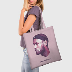 Сумка-шопер LeBron James: Poly Violet, цвет: 3D-принт — фото 2
