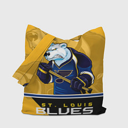 Сумка-шопер St. Louis Blues, цвет: 3D-принт