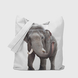 Сумка-шопер Большой слон, цвет: 3D-принт