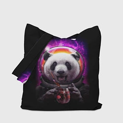 Сумка-шопер Panda Cosmonaut, цвет: 3D-принт