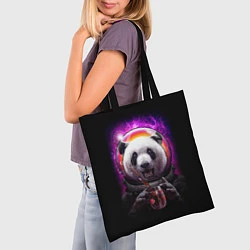 Сумка-шопер Panda Cosmonaut, цвет: 3D-принт — фото 2