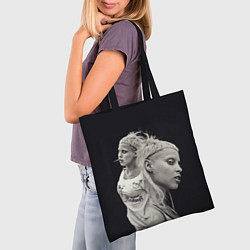 Сумка-шопер Die Antwoord: Black Girl, цвет: 3D-принт — фото 2