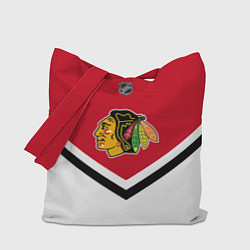 Сумка-шопер NHL: Chicago Blackhawks, цвет: 3D-принт