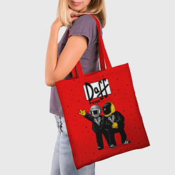 Сумка-шопер Daff Punk, цвет: 3D-принт — фото 2