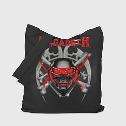 Сумка-шопер Megadeth: Blooded Skull, цвет: 3D-принт