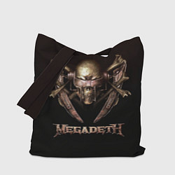 Сумка-шопер Megadeth, цвет: 3D-принт