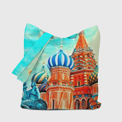 Сумка-шопер Blue Kremlin, цвет: 3D-принт