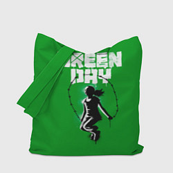Сумка-шопер Green Day: Girl, цвет: 3D-принт