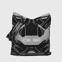 Сумка-шопер CS:GO Black collection, цвет: 3D-принт