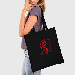 Сумка-шопер Японские иероглифы - самурай, цвет: 3D-принт — фото 2