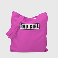 Сумка-шопер BAD GIRL, цвет: 3D-принт