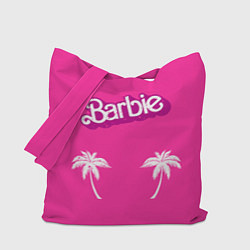 Сумка-шопер Barbie пальмы, цвет: 3D-принт