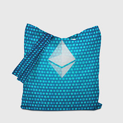 Сумка-шопер Blue Ethereum, цвет: 3D-принт